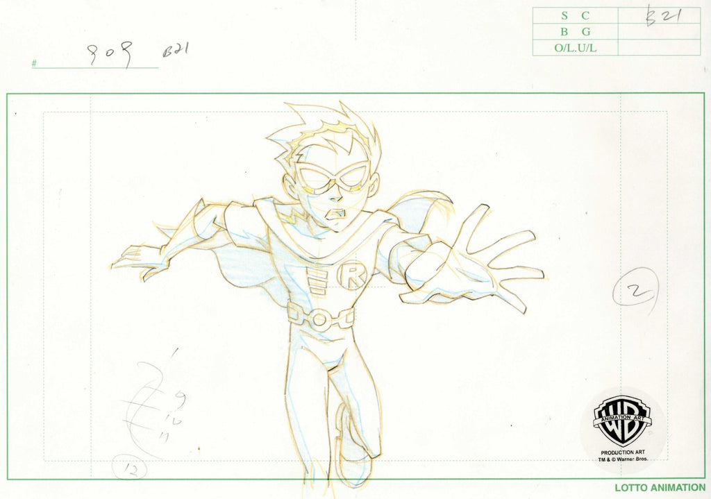 Teen Titans Original Production Drawing: Robin - Choice Fine Art