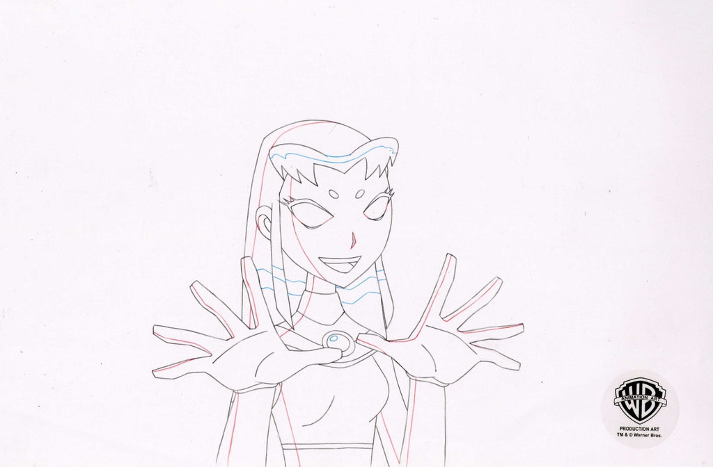 Teen Titans Original Production Drawing: Starfire - Choice Fine Art