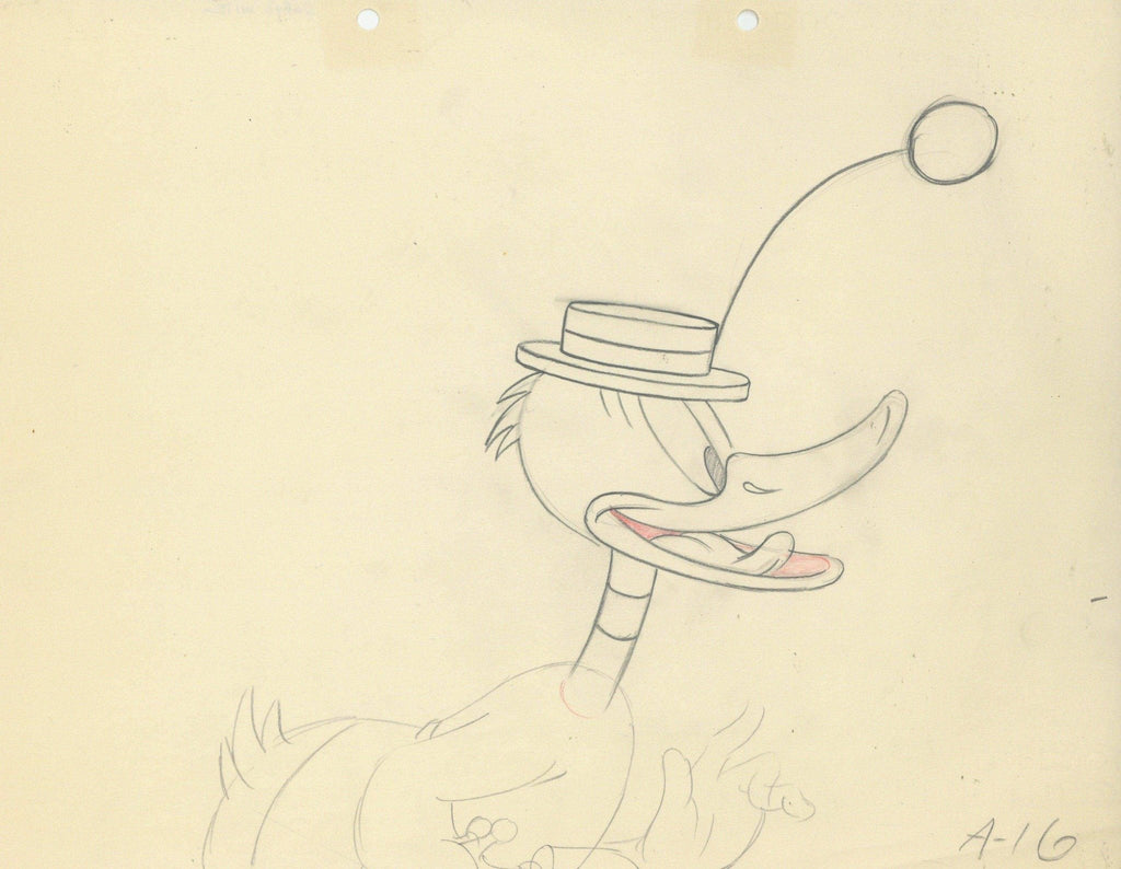 The Henpecked Duck Original Production Drawing: Mrs. Daffy Duck - Choice Fine Art