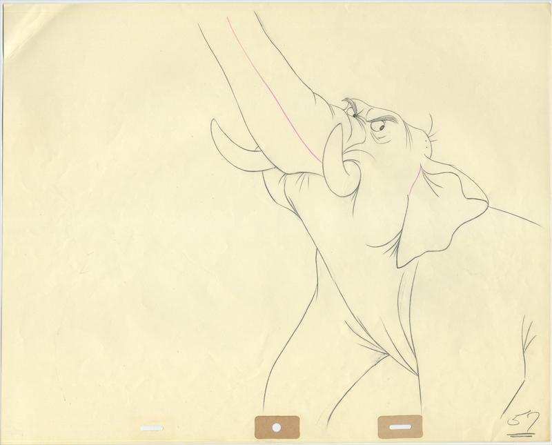 The Jungle Book Original Production Drawing: Colonel Hathi - Choice Fine Art