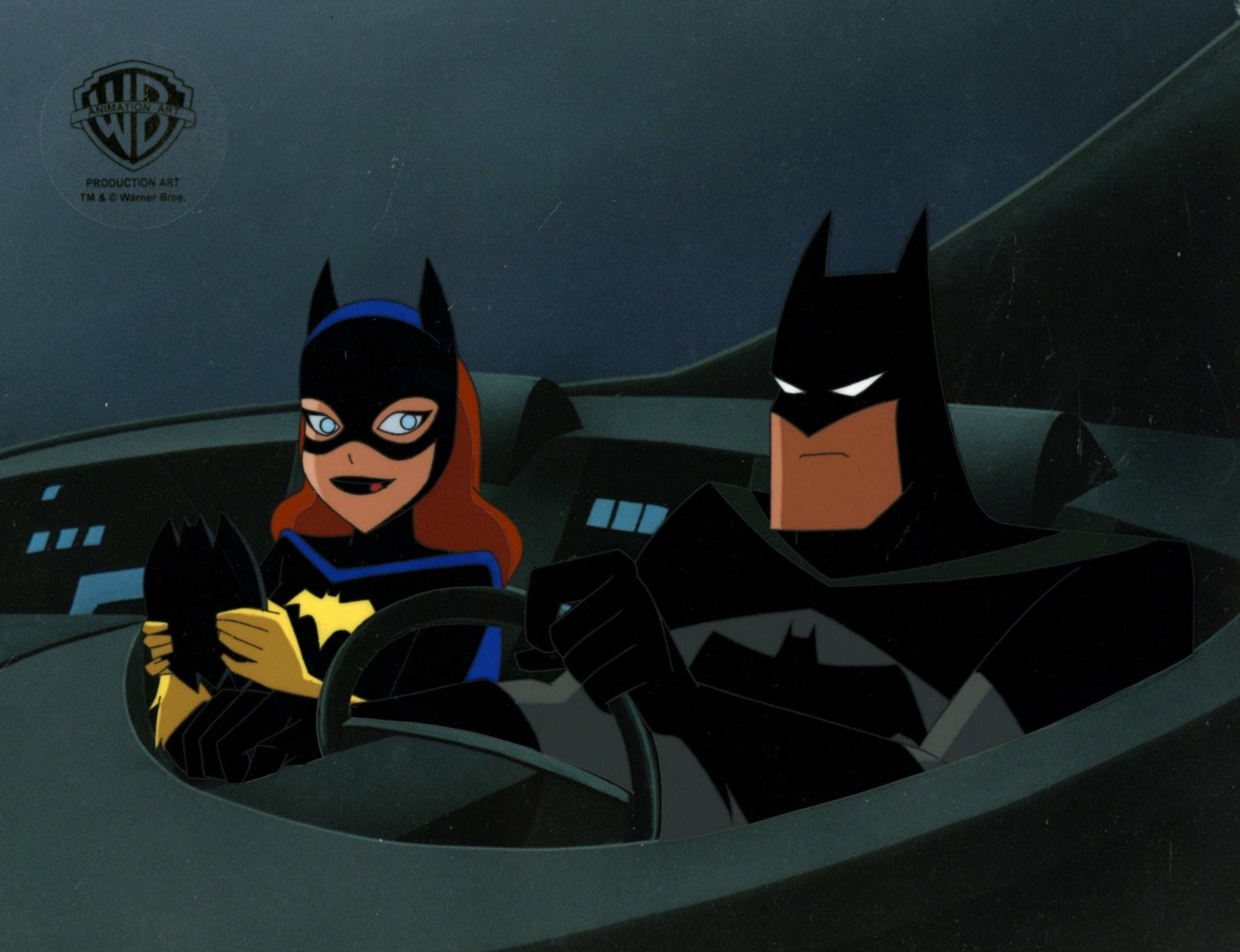 The New Batman Adventures Original Production Cel: Batman and 