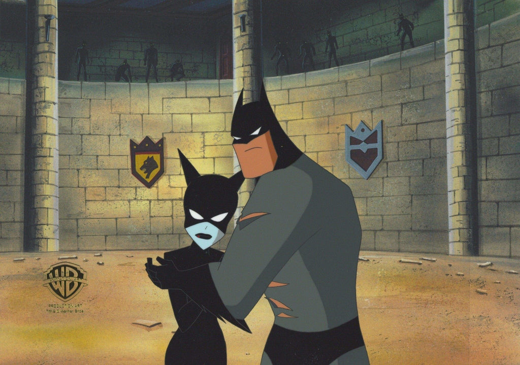 The New Batman Adventures Original Production Cel: Batman and Catwoman - Choice Fine Art