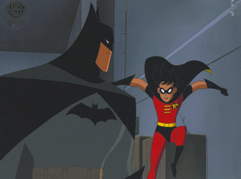 The New Batman Adventures Original Production Cel: Batman and Robin - Choice Fine Art