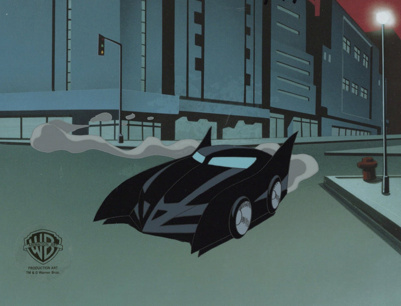 The New Batman Adventures Original Production Cel: Batmobile - Choice Fine Art