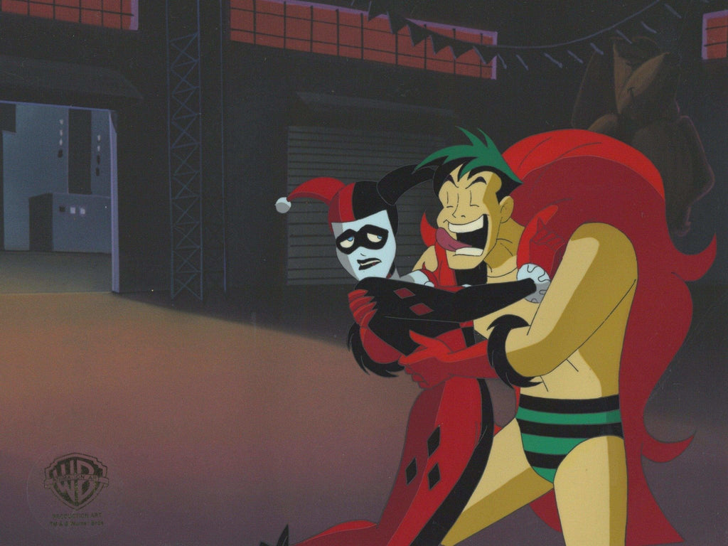 The New Batman Adventures Original Production Cel: Harley Quinn and The Creeper - Choice Fine Art