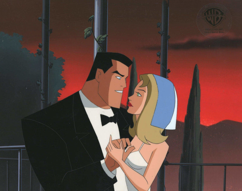 The New Batman Adventures Original Production Cel on Original Background: Bruce Wayne and Susan Maguire - Choice Fine Art