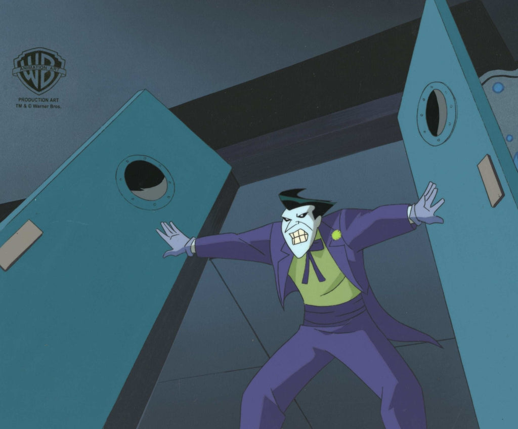 The New Batman Adventures Original Production Cel on Original Background: Joker - Choice Fine Art
