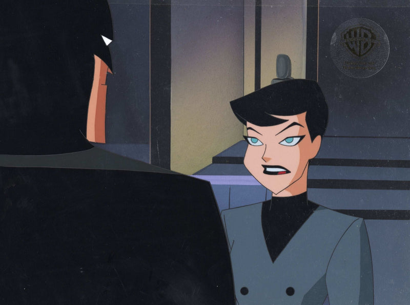 The New Batman Adventures Original Production Cel on Original Background: Selina and Batman - Choice Fine Art
