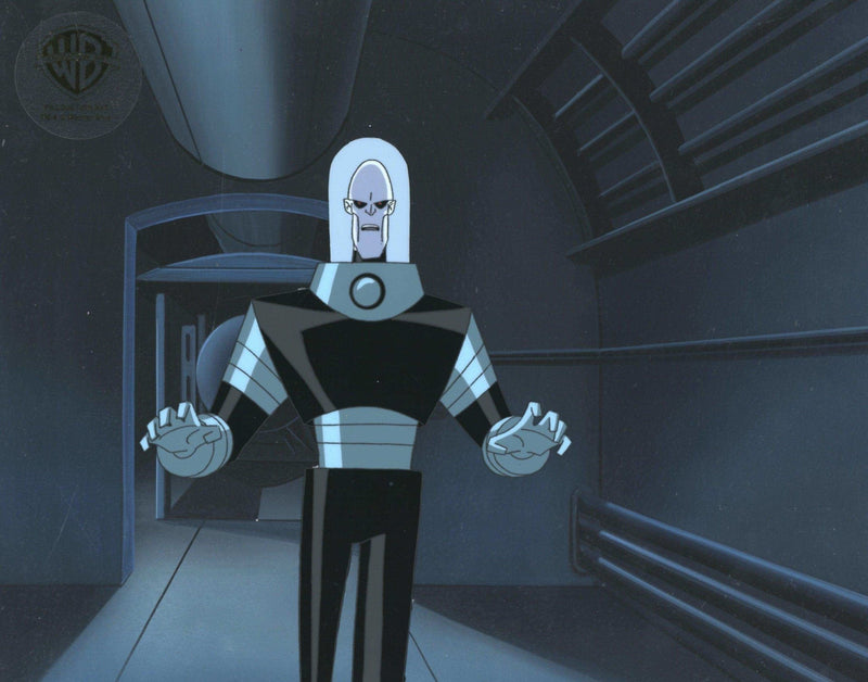 The New Batman Adventures Original Production Cel on Original Background with Matching Drawing: Mr. Freeze - Choice Fine Art