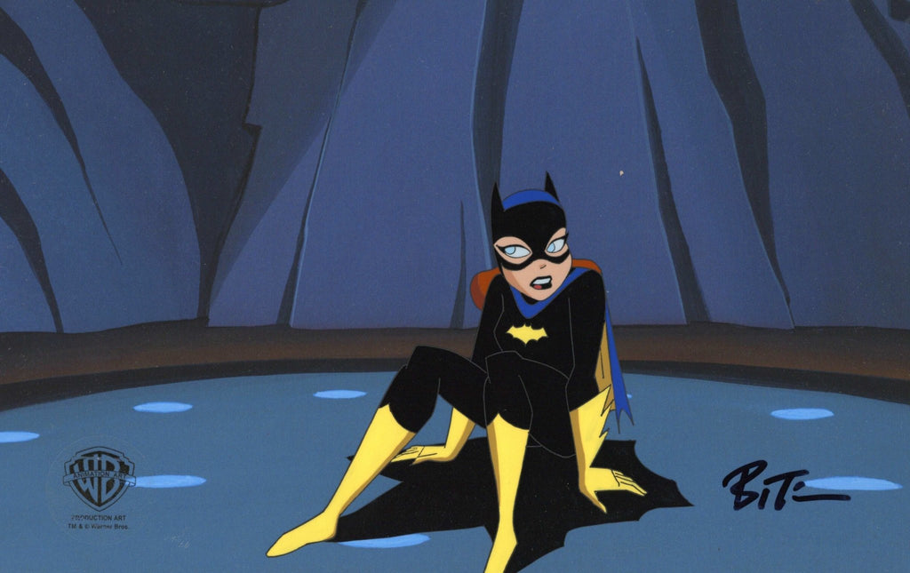 The New Batman Adventures Original Production Cel signed by Bruce Timm: Batgirl - Choice Fine Art