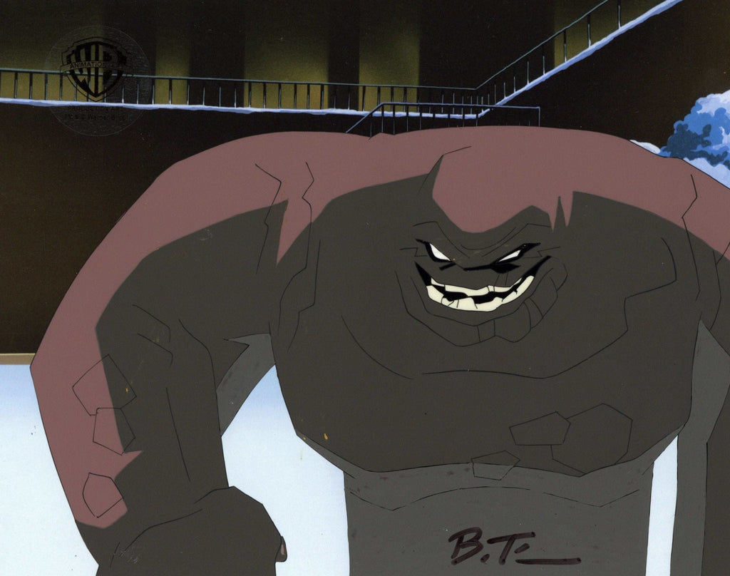 The New Batman Adventures Original Production Cel signed by Bruce Timm: Clayface - Choice Fine Art