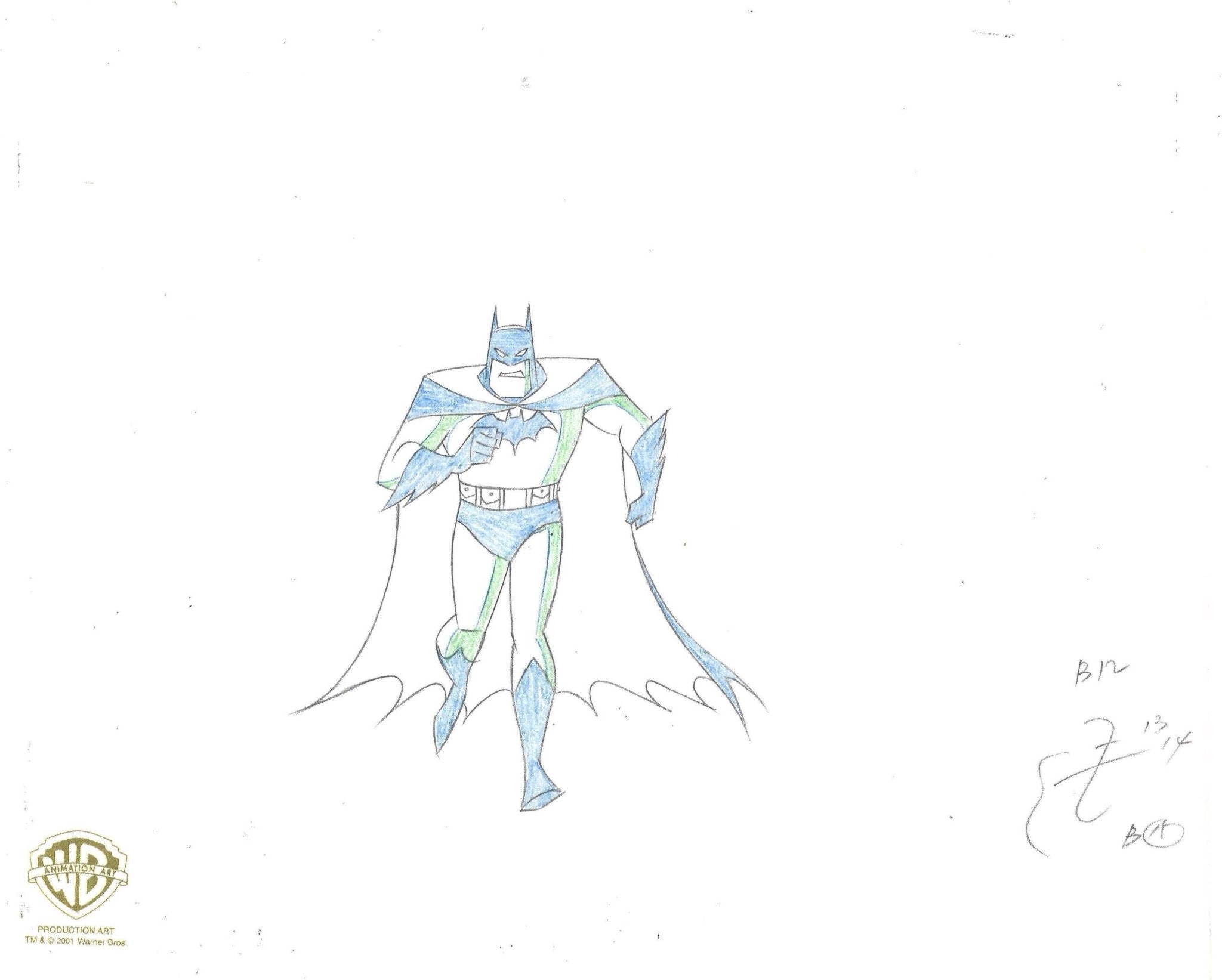 The New Batman Adventures Original Production Drawing: Batman – Choice ...