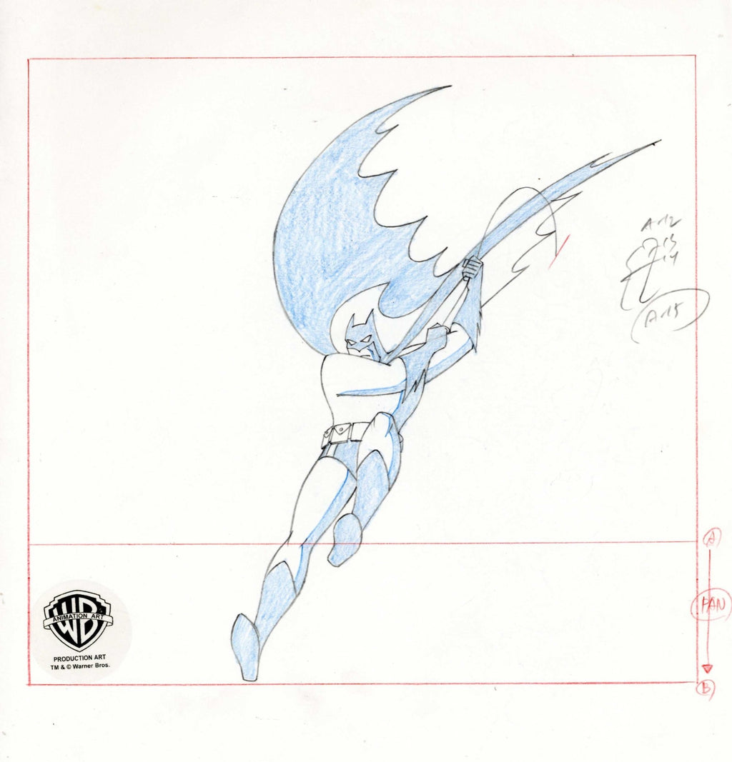 The New Batman Adventures Original Production Drawing: Batman - Choice Fine Art
