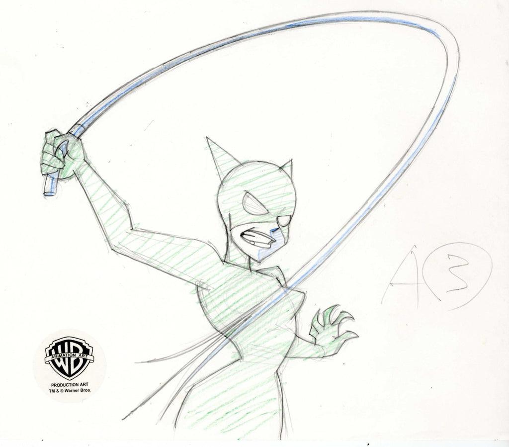 The New Batman Adventures Original Production Drawing: Catwoman - Choice Fine Art