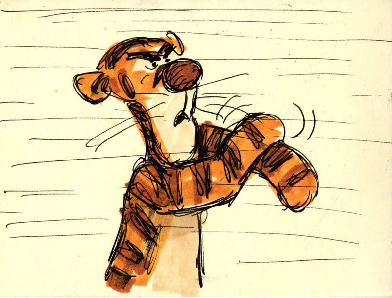 Tigger Original Storyboard Drawing â Choice Fine Art