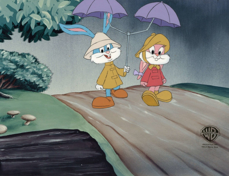 Tiny Toons Adventures Original Production Cel: Buster and Babs Bunny - Choice Fine Art