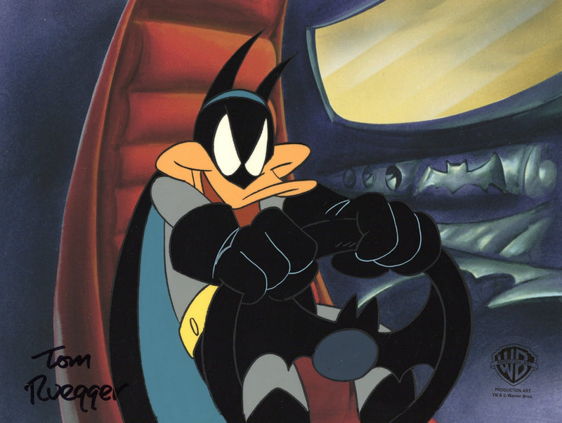 Tom Ruegger Characters Tiny Toon Adventures Original Production Cel Signed by Tom Ruegger: Ba ...
