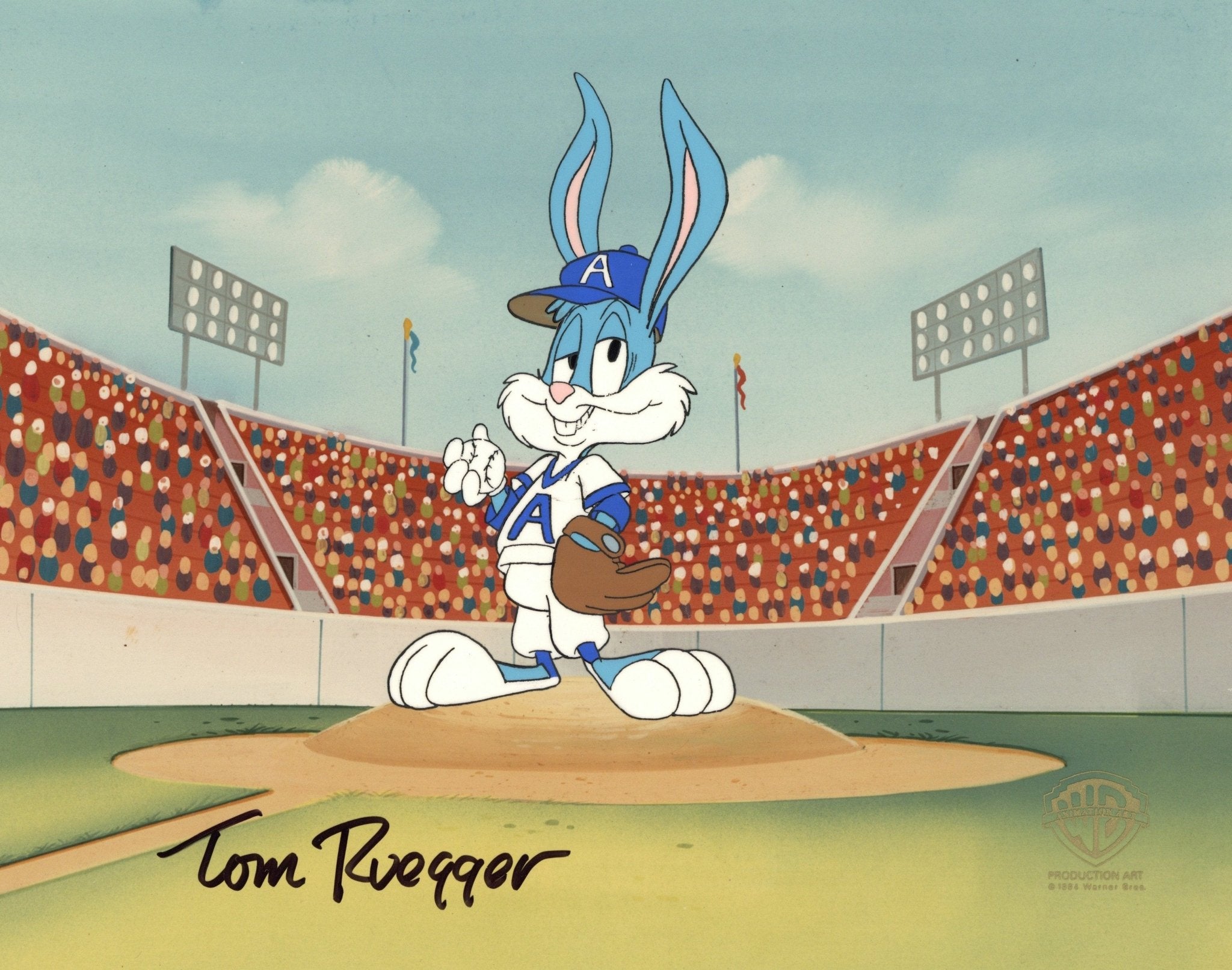 Tom Ruegger Cartoon Tiny Toon Adventures Original Production Cel Signed by Tom Ruegger: Bu ...