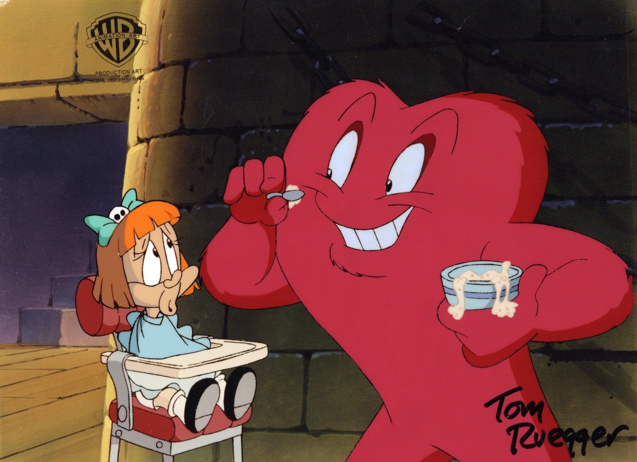 Tom Ruegger Characters Tiny Toon Adventures Original Production Cel Signed by Tom Ruegger: El ...