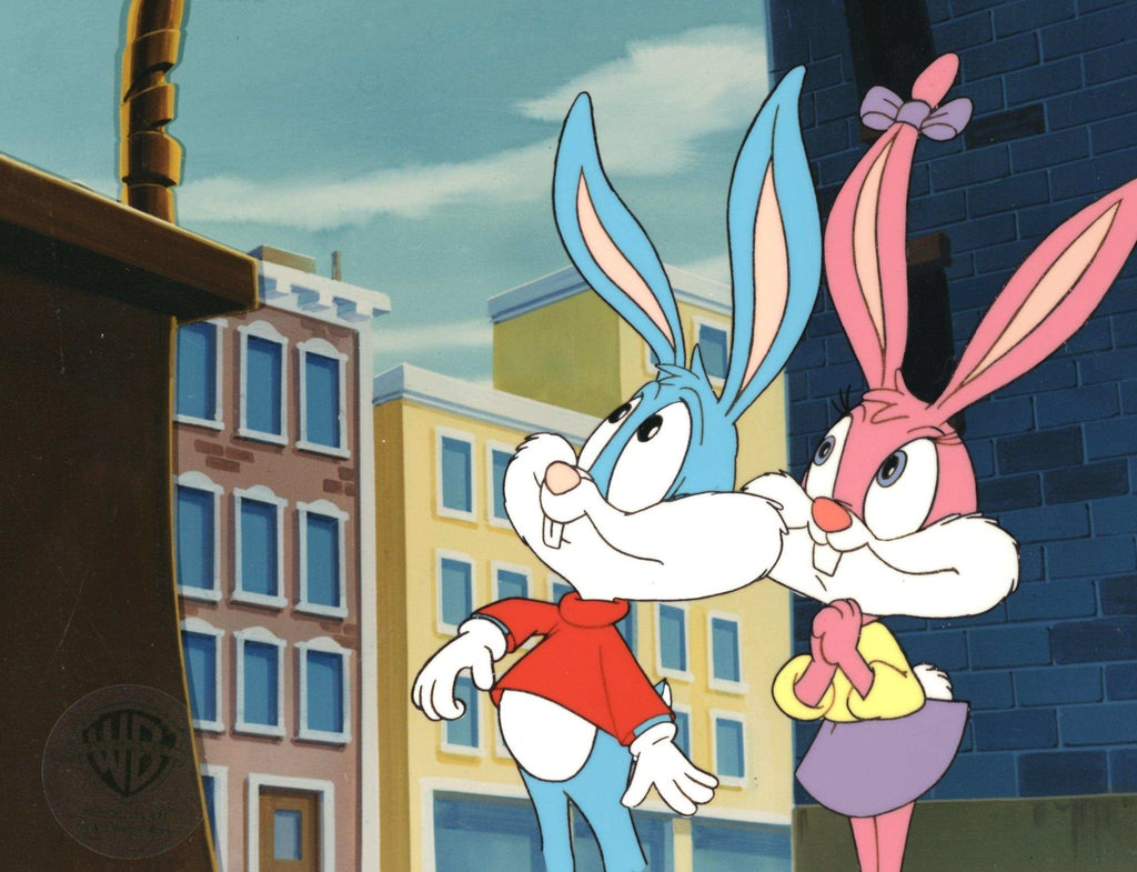 Tiny Toons Original Production Cel: Babs Bunny and Buster Bunny - Choice Fine Art