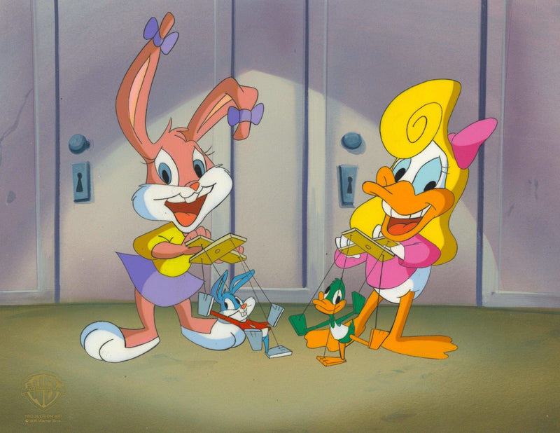 Tiny Toons Original Production Cel: Babs Bunny and Shirley the Loon - Choice Fine Art