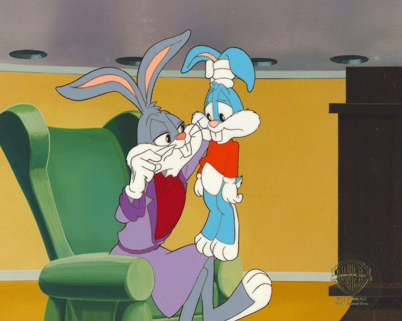 Tiny Toons Original Production Cel: Bugs Bunny and Buster Bunny - Choice Fine Art