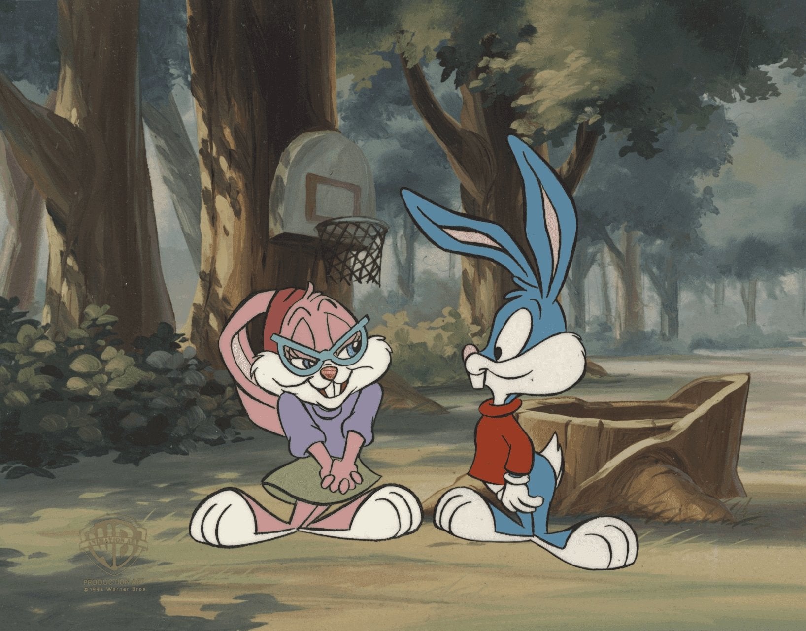 Babs Bunny And Buster Bunny