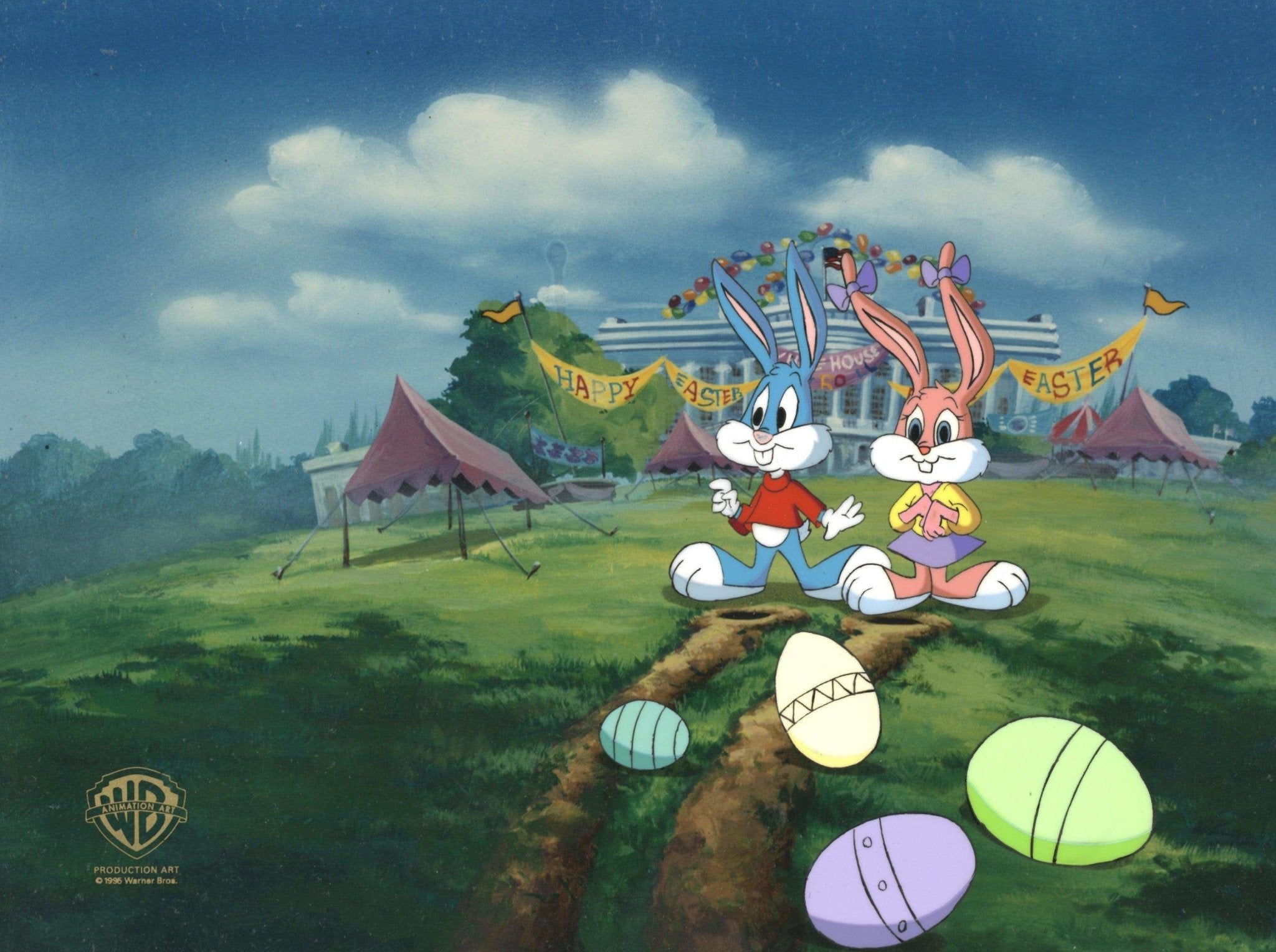 Babs Bunny And Buster Bunny