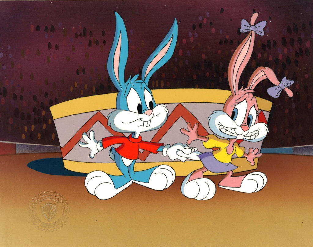 Tiny Toons Original Production Cel: Buster Bunny and Babs Bunny - Choice Fine Art