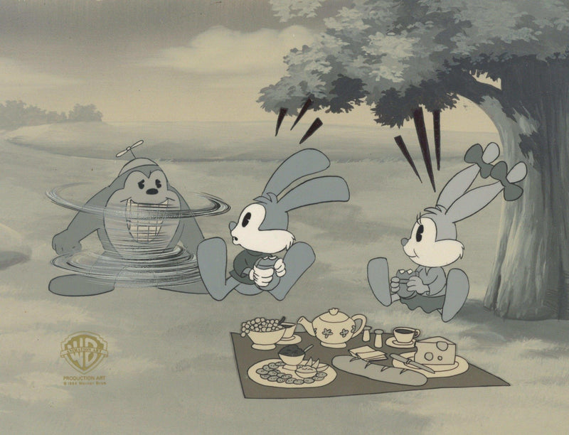 Tiny Toons Original Production Cel: Dizzy Devil, Buster Bunny and Babs Bunny - Choice Fine Art