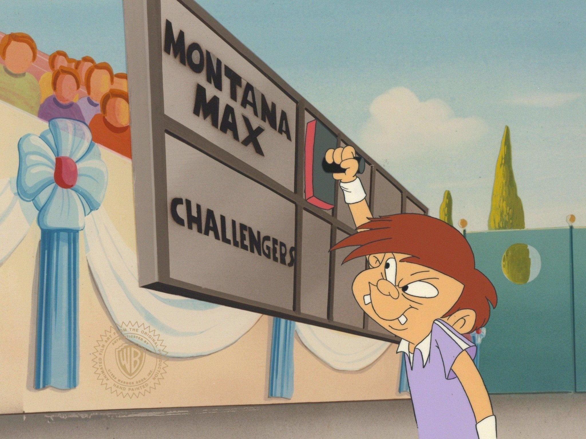 トップス MONTANA TOONS Tiny Toons Original Production Cel: Montana Max – Choice Fine Art