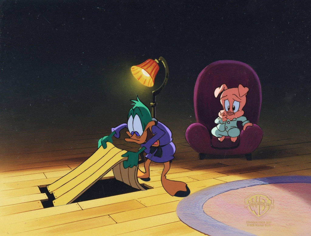 Tiny Toons Original Production Cel: Plucky And Hamton - Choice Fine Art