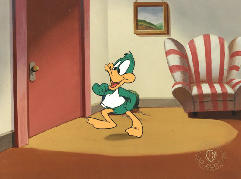 Tiny Toons Original Production Cel: Plucky Duck - Choice Fine Art