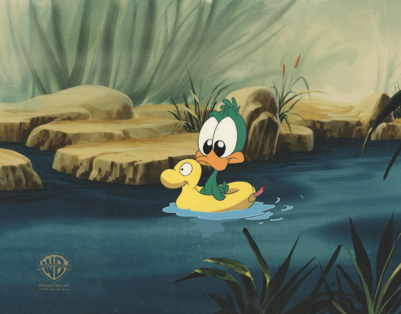 Tiny Toons Original Production Cel: Plucky Duck - Choice Fine Art