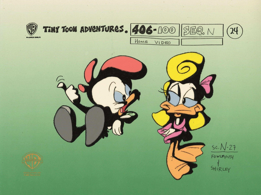 Tiny Toons Original Production Color Call Out Set: Fowlmouth And Shirley - Choice Fine Art