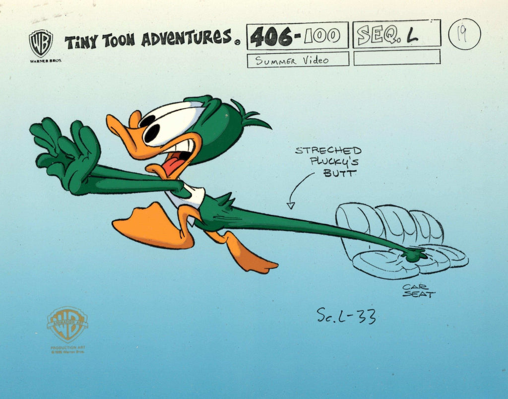 Tiny Toons Original Production Color Call Out Set: Plucky Duck - Choice Fine Art