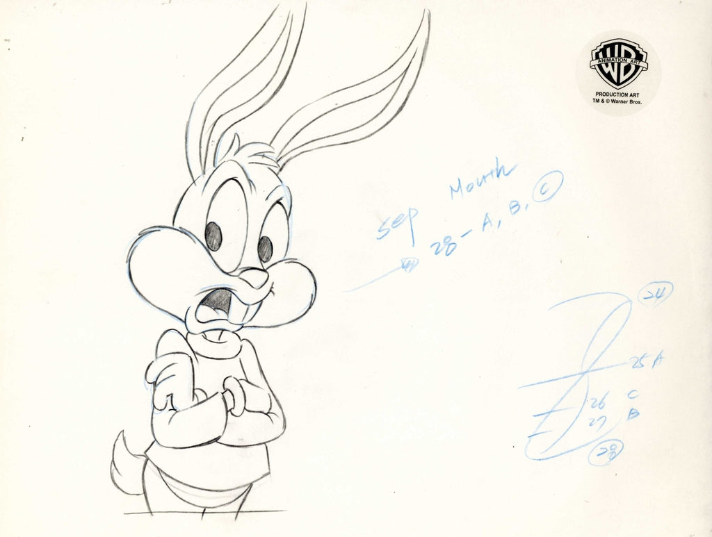 Tiny Toons Original Production Drawing: Buster Bunny - Choice Fine Art