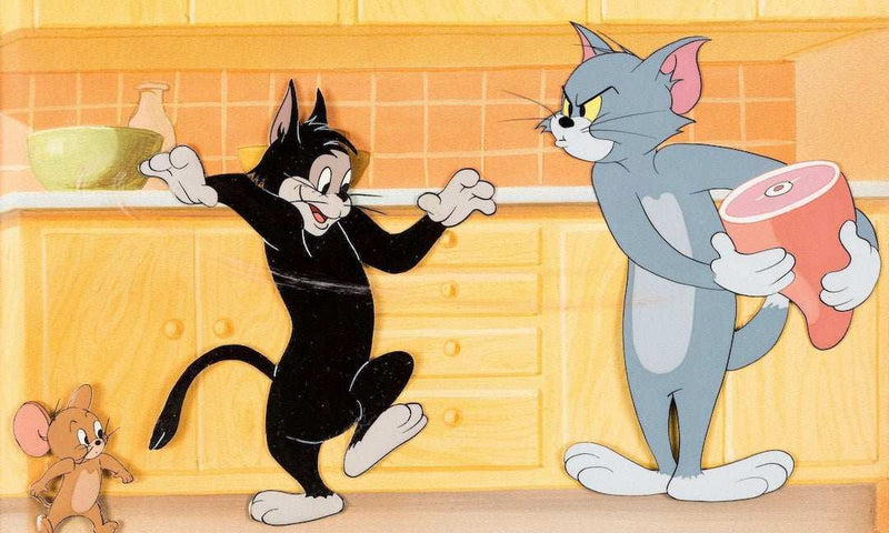 Tom And Jerry With Butch Original Production Cel - Choice Fine Art