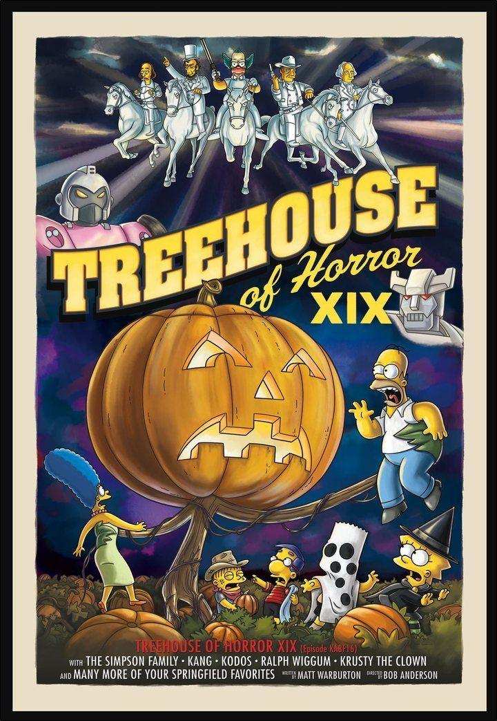 Treehouse Of Horror Xix - Choice Fine Art
